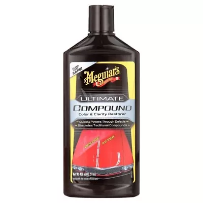 Meguiar's Ultimate Compound REMOVE PAINT DEFECTS SAFE FOR CLEAR COAT 15.2 Oz • $10.45