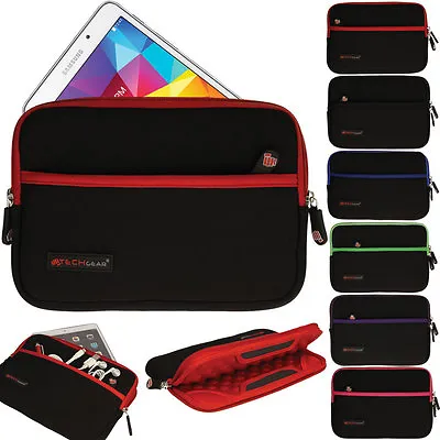 Bubble Lined Neoprene Zipped Protective Sleeve Cover Case For IPad Mini 6 5 4 3 • £7.95