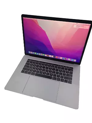 Apple MacBook Pro 15  2018 I7-8750H 2.2GHz 16GB RAM 256GB SSD Monterey Touchbar • $380