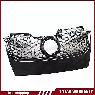 Badgeless Hex Mesh Grille All Glossy Black For 2006-2009 VW MK5 JETTA GLI GTI • $51.34