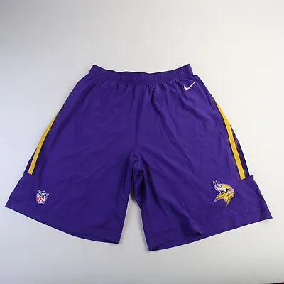 Minnesota Vikings Nike NFL On Field Practice Shorts Men's Purple/Gold New • $49.99