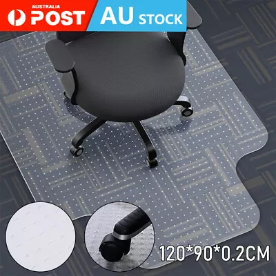 $27.70 • Buy Chair Mat Carpet Hard Floor Protectors PVC Home Office Room Computer Mats 120x90