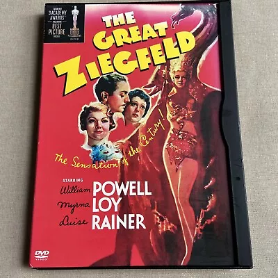 The Great Ziegfeld (DVD 1936 Snap-Case) Musical William Powell Myrna Loy Rainer • $4.99