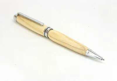 £11.99 • Buy Hand Crafted Ash Wood Ballpoint Twist Pen Black Ink - Handmade Wooden