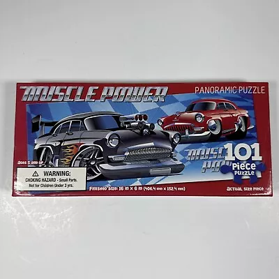 Muscle Power Panoramic Puzzle Brand New 101 Piece Puzzle Sealed • $10