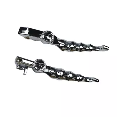 $24.94 • Buy Chrome Skull Brake Clutch Lever For V-Star 650 1100 Custom Drag XVS400 1996-02