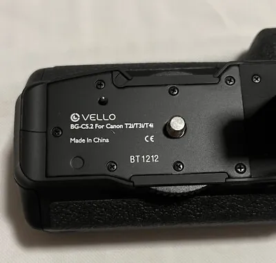 Vello BG-C5 Battery Grip For Canon EOS Rebel T2i / T3i / T4i DSLR Camera • $29