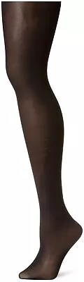 Berkshire Womens Plus Size Lux Opaque Control Top Tights 4741 - Black - 3X-4X • $50.91