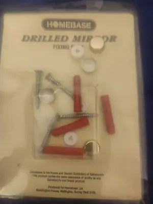 Homebase Drilled Mirror Fixing Kit • £3.95