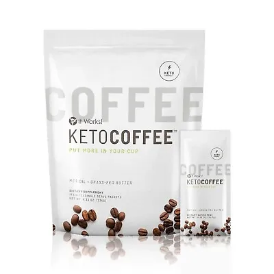 It Works! Keto Coffee 15 Packets Bag  New Free Shipping • $44.99