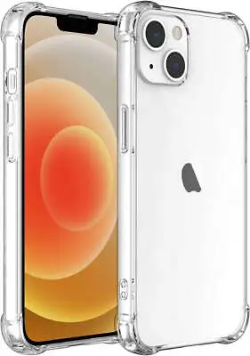$6.45 • Buy Shockproof IPhone 15 14 13 11 Pro Max XS 8 6 Soft Gel Clear Case Cover For Apple