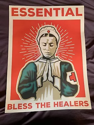 Marvin Madariaga Healer Poster Like Obey Eine Eelus Invader Banksy Whatson • £0.99