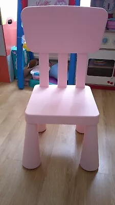 Kids Pink MAMMUT Chair From IKEA • £10