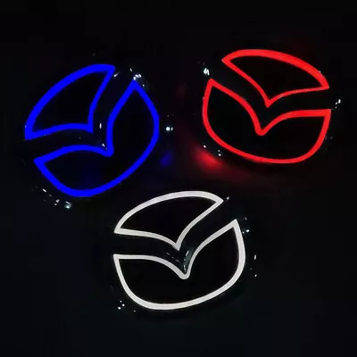 5D White/Blue Red LED Mazda Car Tail Emblem Light For Mazda 2 3 6 8 CX7 CX5 MX5 • $29.99