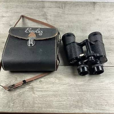 Vintage Binolux 7x35 Binoculars + Case 367 Ft. At 1000 Yards • $19.99