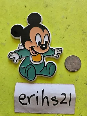 Walt Disney Company Vintage 1984 Magnets Mickey As Baby 4” NEW • $5.99