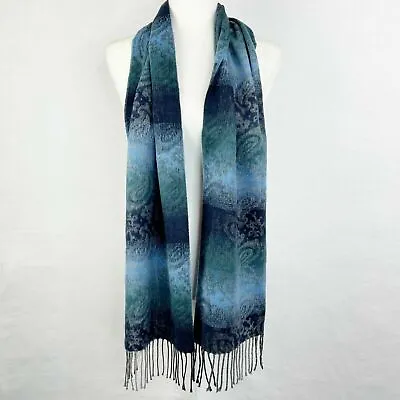 $6.99 • Buy Steve Madden Ombre Paisley Muffler Scarf Women's One Size Mid Weight