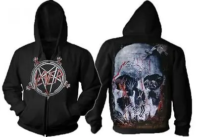 Slayer SOUTH OF HEAVEN Zip Up Hoodie NEW Metal Band Licensed & Official • $49.99