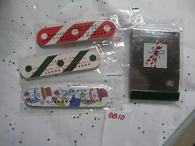 8810)4Pcs: 3 Avon Scented Mini Nail Files; 1 Scented Matchbook Emery Boards OLD • $13.17