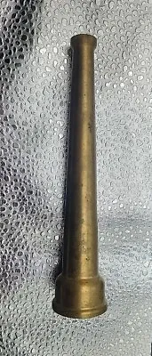 Vintage Solid Brass Small 6  Fire Hose Nozzle Solid Stream • $17.99