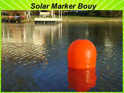 Aqua Lantern Residential Solar Marking / Mooring Buoys (orange) • $230