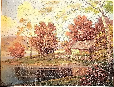 RARE Victory England 3 Ply Wood Jigsaw Puzzle THE HIDEAWAY OUTDOOR 600 Pieces • $150