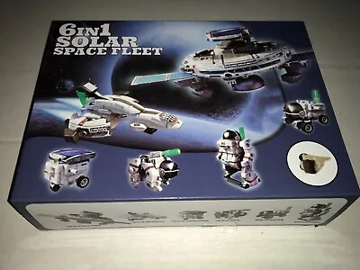 NEW NIB 6 IN 1 SOLAR SPACE FLEET   Space Station Shuttle Explorer Dog Rover …. • $9.99