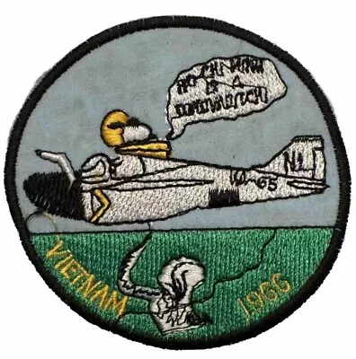 Vietnam War Patch Navy VA-65 Aviation Attack Squadron 1966 Embroidered Badge Vtg • $27.99