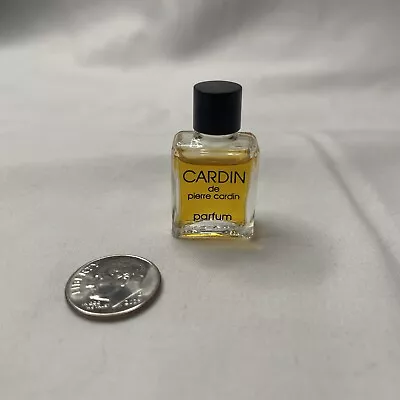 Vintage Cardin De Pierre Cardin Micro Mini Perfume - 2ml / 0.07 Fl Oz 90% Full • $15