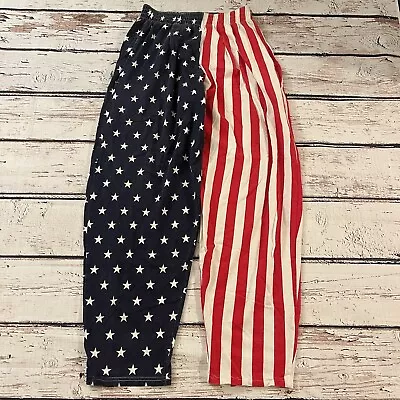 Vintage Best Form Men’s USA Flag Muscle Beach MC Hammer Pants Size Large • $38.99