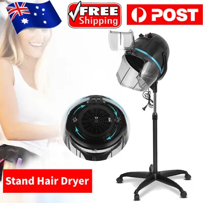 Stand Hair Dryer Adjustable Hooded Floor Hair Bonnet Dryer Salon Styling Tool • $139.99