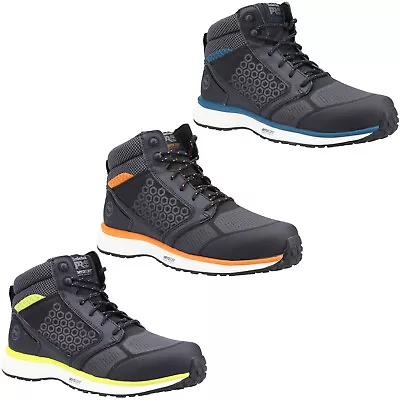 Mens Timberland Safety Boots Pro Reaxion Mid Composite Toe Cap Work Shoes UK6-12 • £103.95