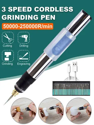 Cordless Engraving Pen USB Rechargeable Micro Engraver Electric Engraving Tool • $20.74