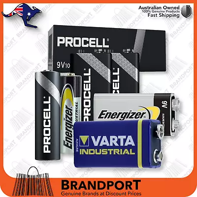 Procell Duracell Energizer Industrial 9V AA AAA Battery ✅AU STOCK✅FASTPOST • $40.95