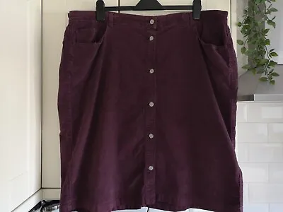 £6.99 • Buy Marisota - Ladies Size 24 Spring Summer Mid Length Purple Skirt