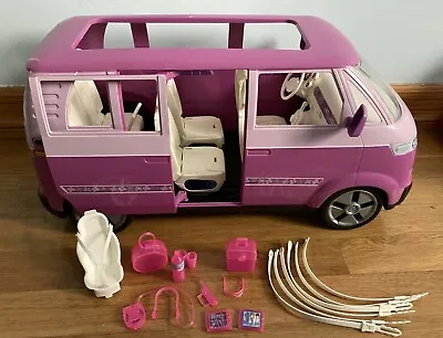 $500 • Buy Barbie Volkswagen Microbus Vehicle SUV VAN (PURPLE) W Working Horn &Sliding Door
