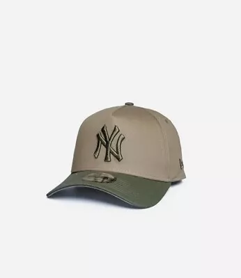 New Era New York NY Yankees Surplus 9Forty A Frame SnapBack Cap - Khaki/olive • $35.95