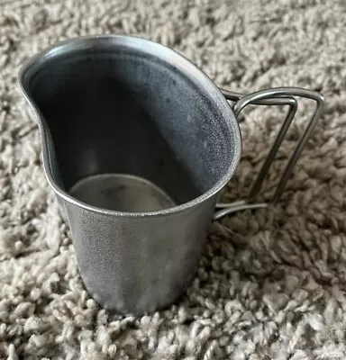 Genuine Dutch Army 44 Patt Military Metal Cooking Cup Mug 50/70s Mess Tin • $6.84