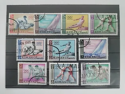 1965 Ajman Stamps(Olympics-Tokio'64)CTONHOG • $3.15