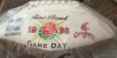 1998 Rose Bowl Michigan Vs.Washington State Official Rose Bowl Mini Football • $79.95