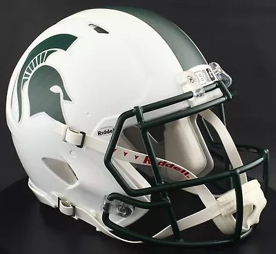 MICHIGAN STATE SPARTANS NCAA Riddell Speed Full Size REPLICA Football Helmet • $159.99