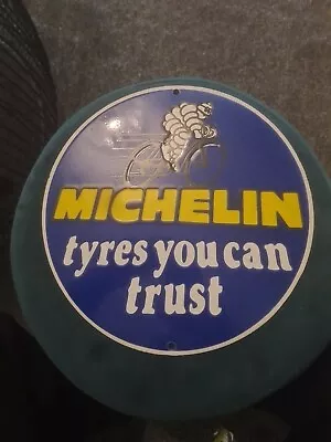 Enamel Michelin Tyres Sign • £45