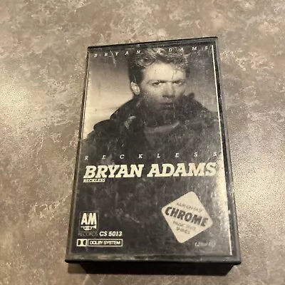 Bryan Adams Reckless Cassette • $3.50