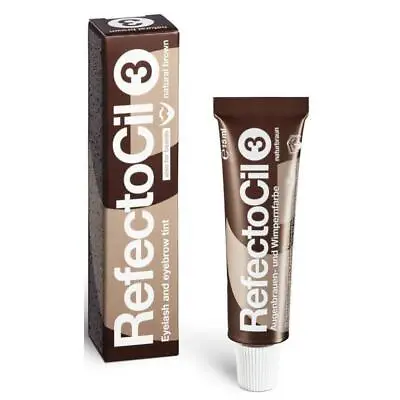 $9.25 • Buy REFECTOCIL Eyebrow & Eyelash Tint  15ml - New- NATURAL BROWN No. 3