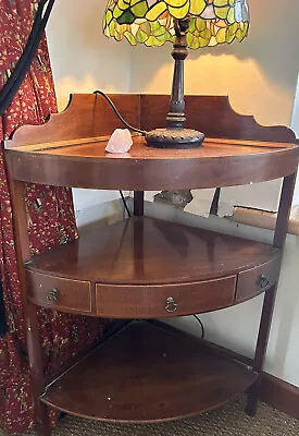 George 111 Mahogany Corner/occasional/side Table • £110