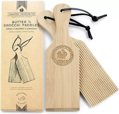 Gnocchi Boards And Wooden Butter Paddles To Easily Create Authentic Homemade • $24.25