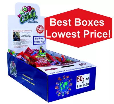 25 New Vending Route Display Honor Boxes Sells Candy & Lollipop Donation Charity • $299