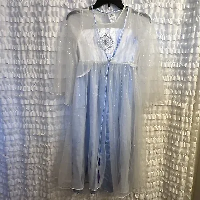 Disney Elsa Pajamas With Sheer Robe 9/10 • $16