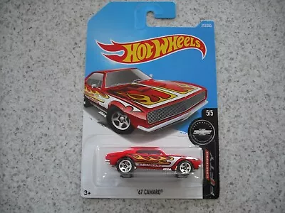 2017 Hot Wheels Die Cast Hw 1967 Camaro 50 Years Car 313 • $7.99