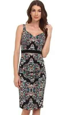 Nicole Miller 241176 Womens Resplendent Sleeveless Tank Dress Multi Size 0 • $212.50